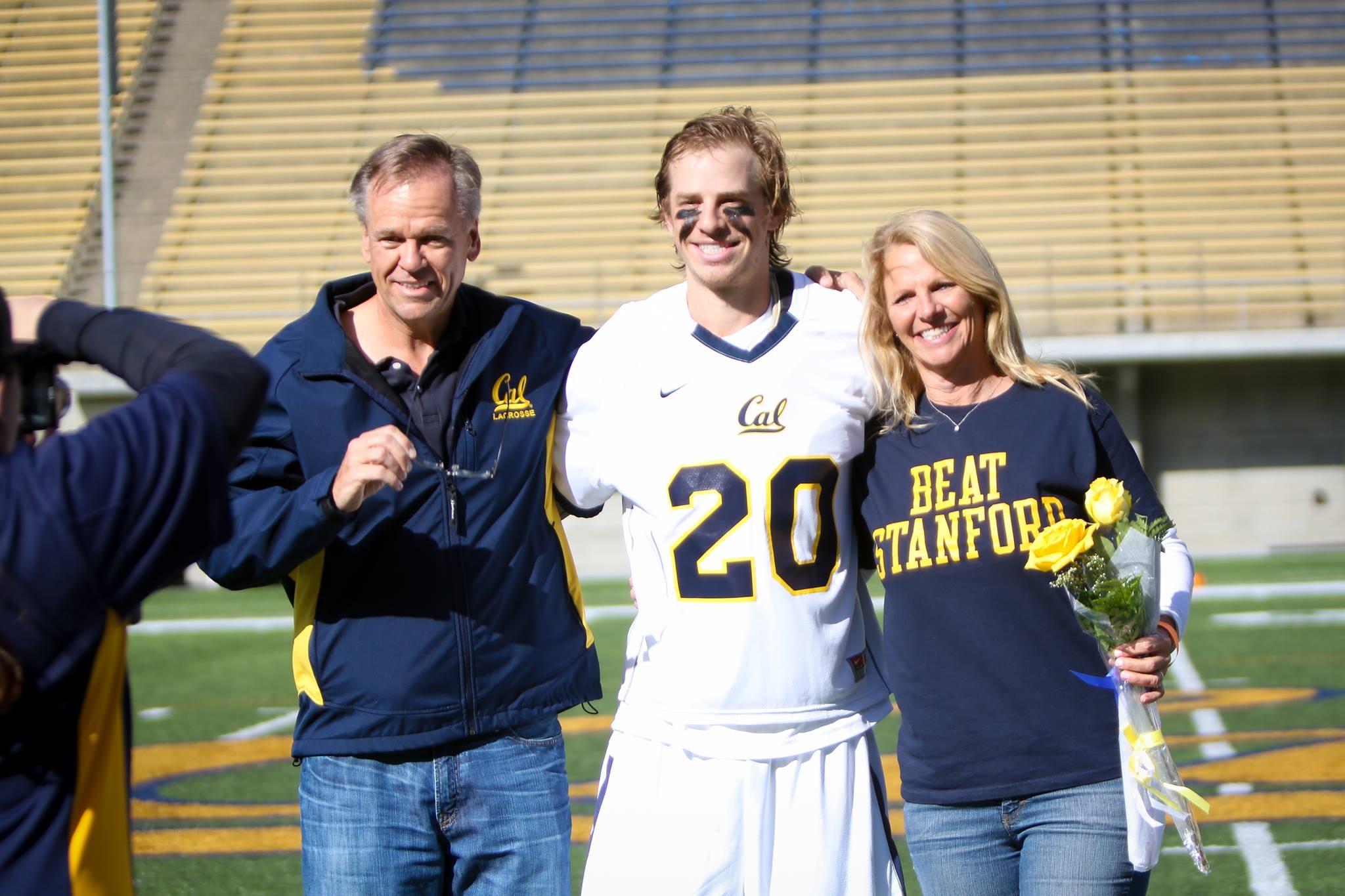 Eric Soenksen, Cal Lacrosse #20, Senior Day